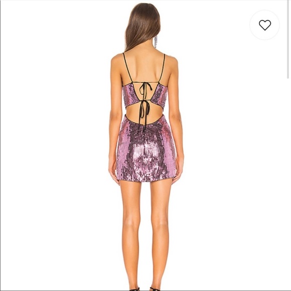 X by NBD Pink Sequin Mini Dress - Picture 3 of 8